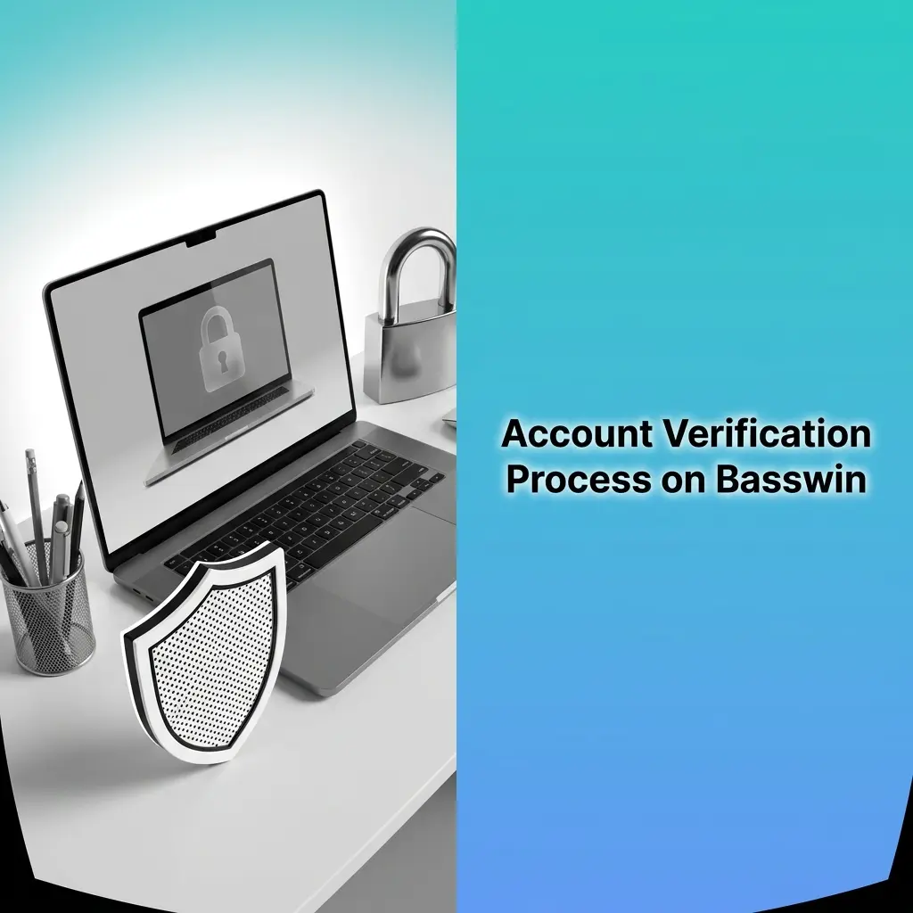 Basswin account verification process showing KYC document upload steps for UK players including ID and proof of address