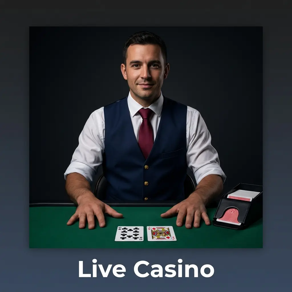 Basswin Live Casino with real dealers streaming HD blackjack, roulette, baccarat, and game shows from a professional studio