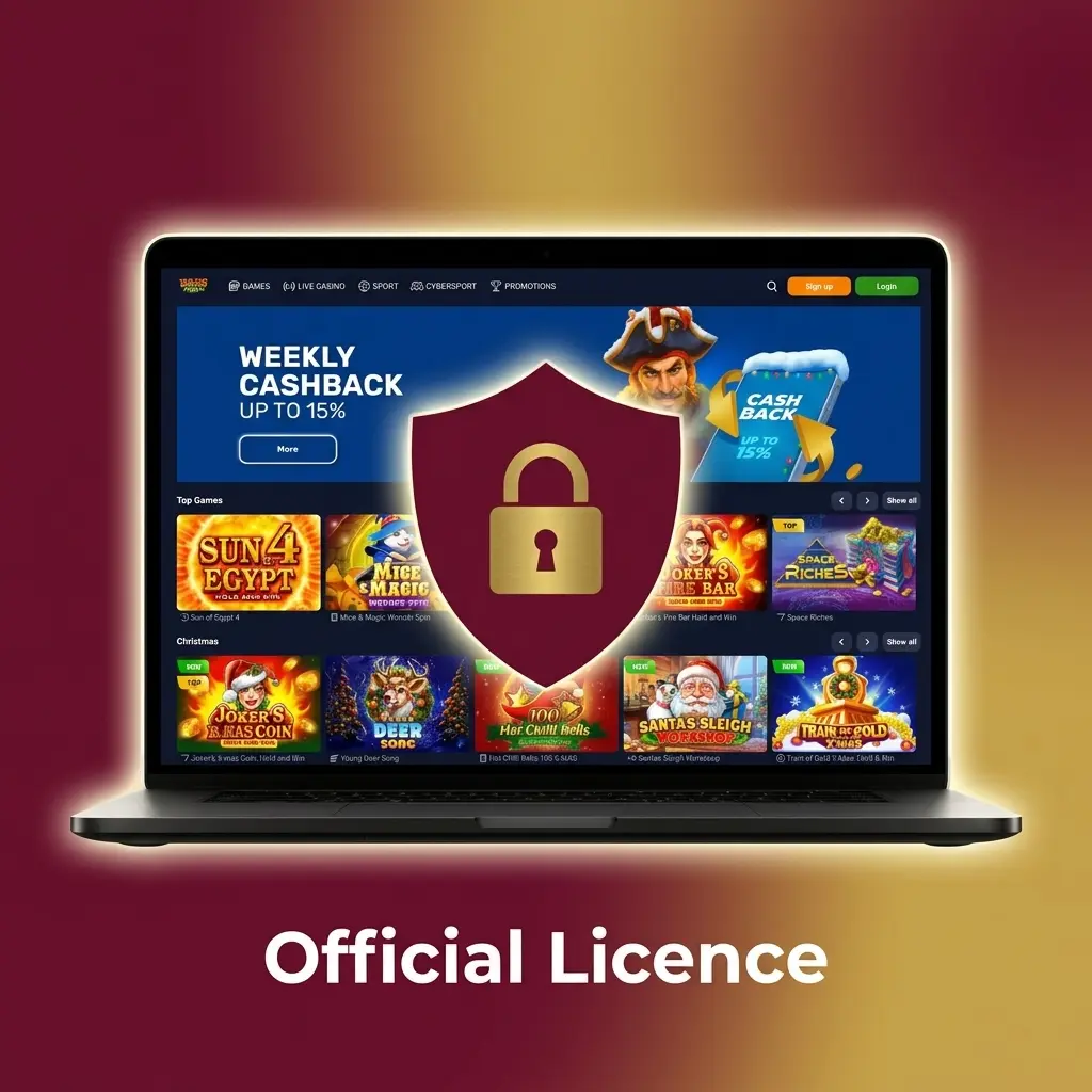 Basswin casino operating under a Curaçao eGaming licence issued by the Curaçao Gaming Control Board for UK players