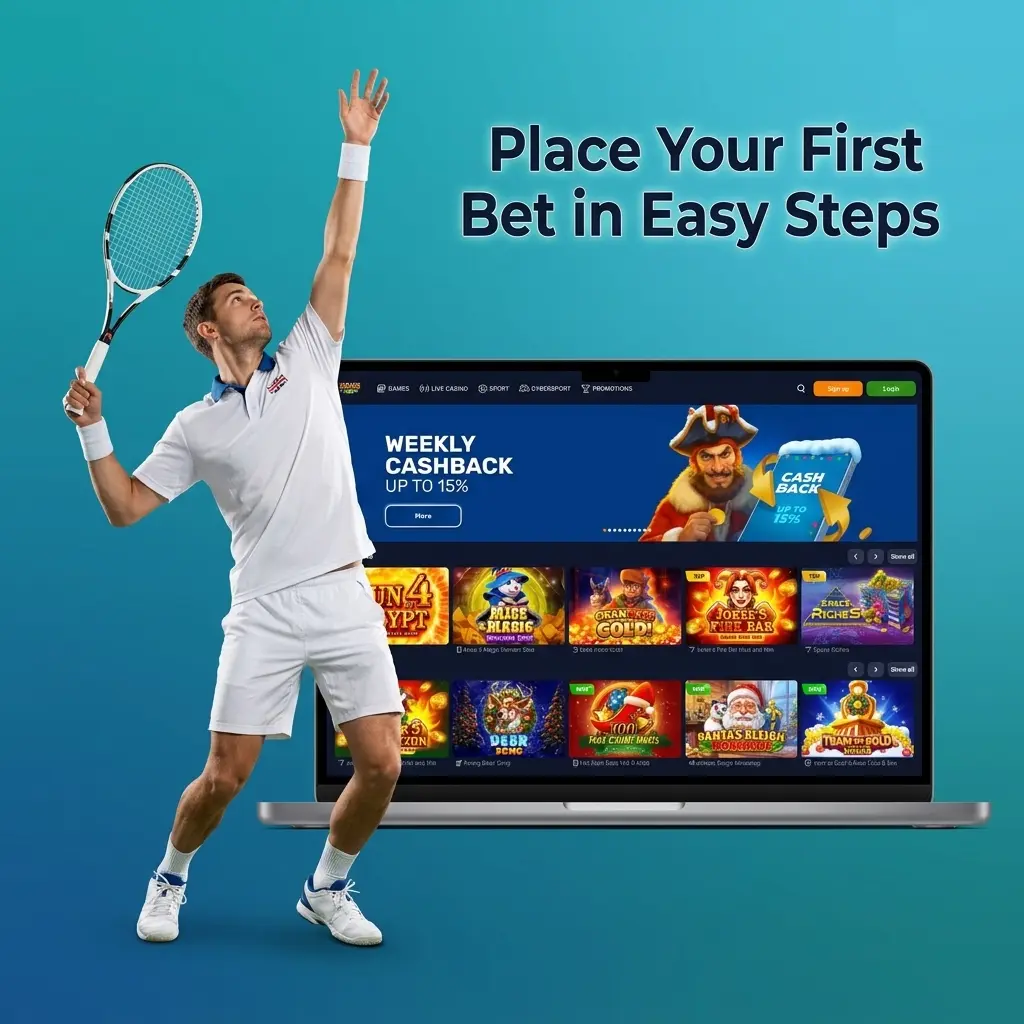 Step-by-step guide to placing your first bet on Basswin, from account creation to confirming your stake